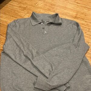 Neiman Marcus Men's Gray Crewneck Sweater